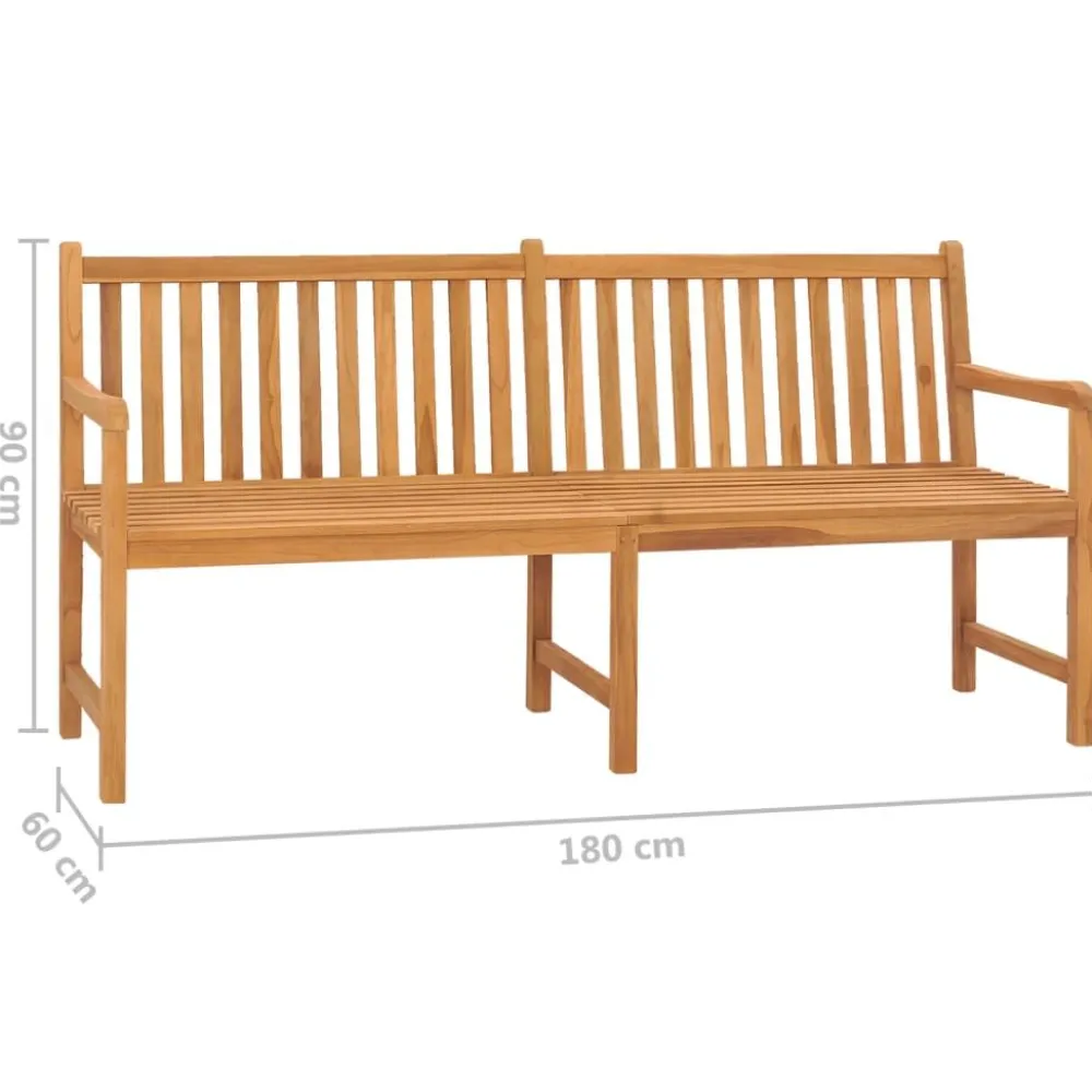 Sale FinePRICE Puutarhapenkki 180 cm täysi tiikki (16632)
