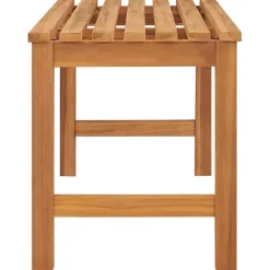 Discount FinePRICE Puutarhapenkki 114 cm täysi tiikki (16626)