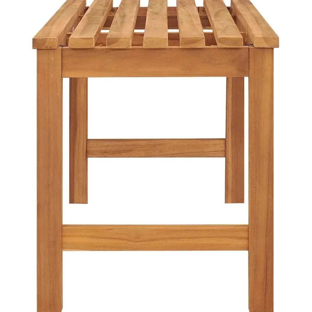 Discount FinePRICE Puutarhapenkki 114 cm täysi tiikki (16626)