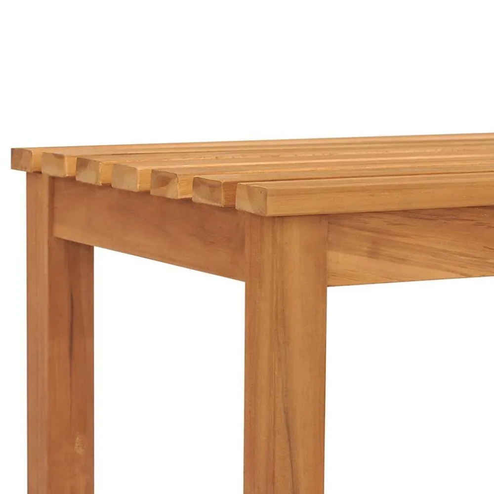 Discount FinePRICE Puutarhapenkki 114 cm täysi tiikki (16626)