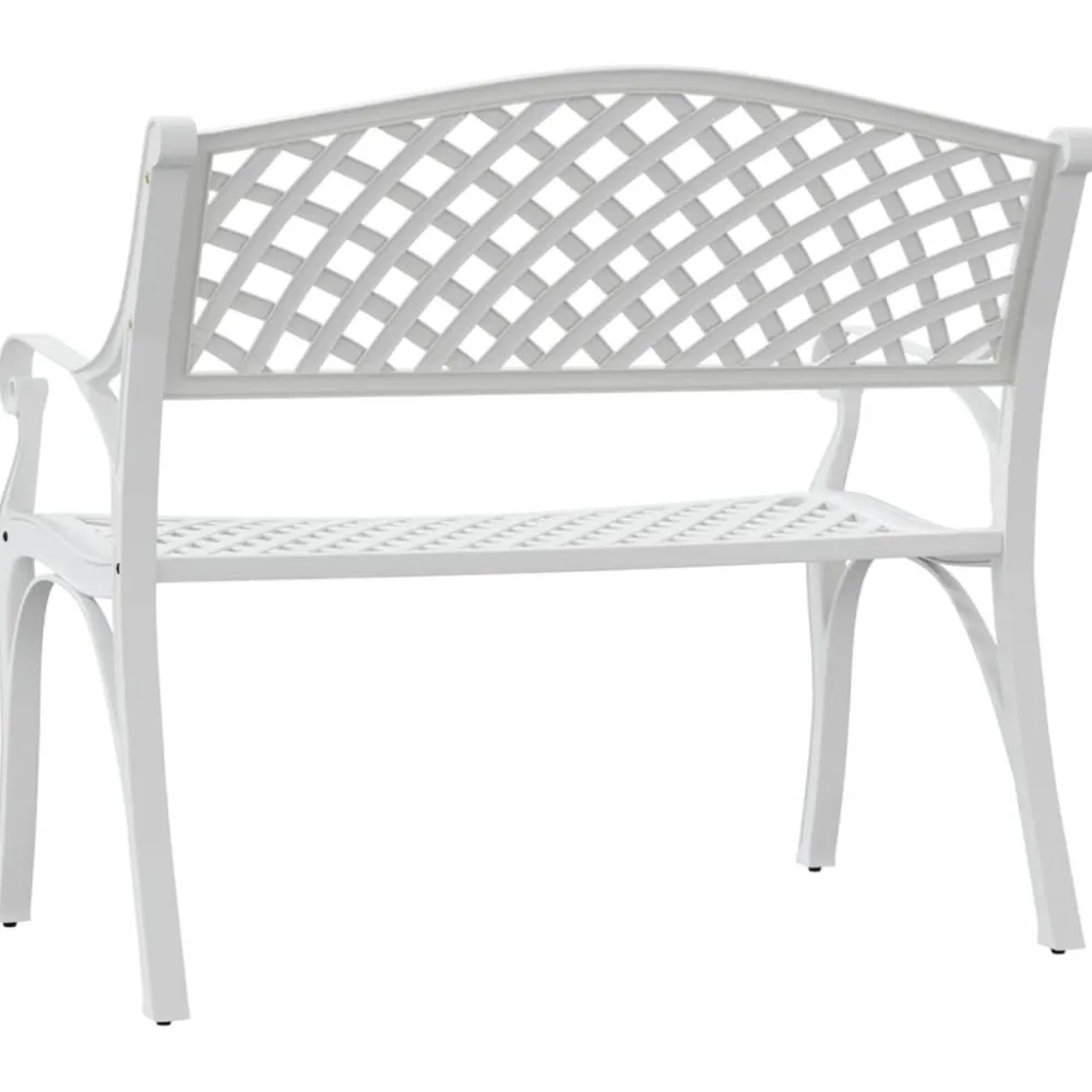 Outlet FinePRICE Puutarhapenkki 102 cm valualumiini vihreä