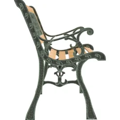 Hot FinePRICE Puutarhapenkki 116 cm valurauta ja, kuusi