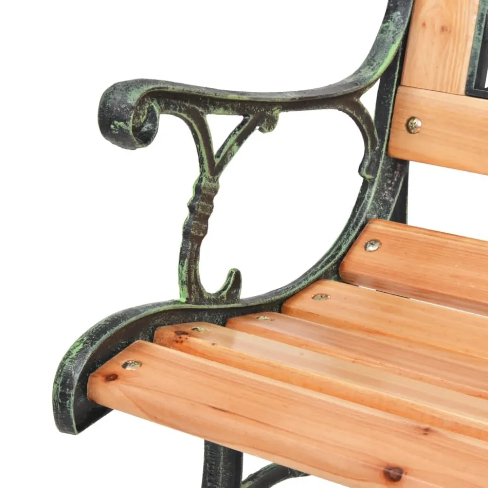 Hot FinePRICE Puutarhapenkki 116 cm valurauta ja, kuusi