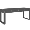 Hot FinePRICE Puutarhapenkki harmaa 110x38x45 cm, mänty