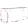 Clearance FinePRICE Puutarhapenkki hunajanruskea 110x38x45 cm, mänty