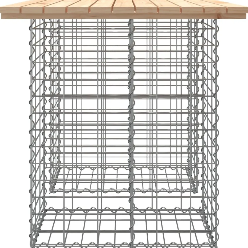 Sale FinePRICE Puutarhapenkki kivikorilla 100x70x72 cm, mänty