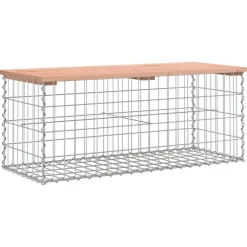 Hot FinePRICE Puutarhapenkki kivikorilla 103x44x42 cm, douglaskuusi