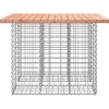 Sale FinePRICE Puutarhapenkki kivikorilla 100x102x72 cm, douglaskuusi