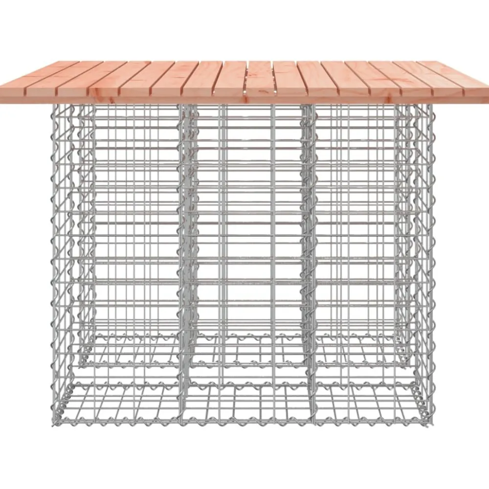Sale FinePRICE Puutarhapenkki kivikorilla 100x102x72 cm, douglaskuusi