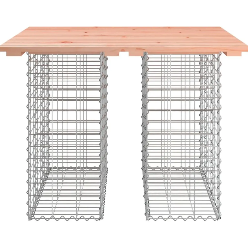 Sale FinePRICE Puutarhapenkki kivikorilla 100x102x72 cm, douglaskuusi