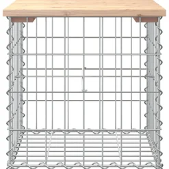 Outlet FinePRICE Puutarhapenkki kivikorilla 43x44x42 cm, mänty