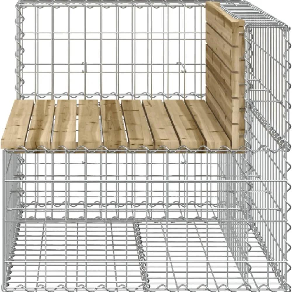 Best FinePRICE Puutarhapenkki kivikorilla 92x71x65,5 cm kyllästetty mänty