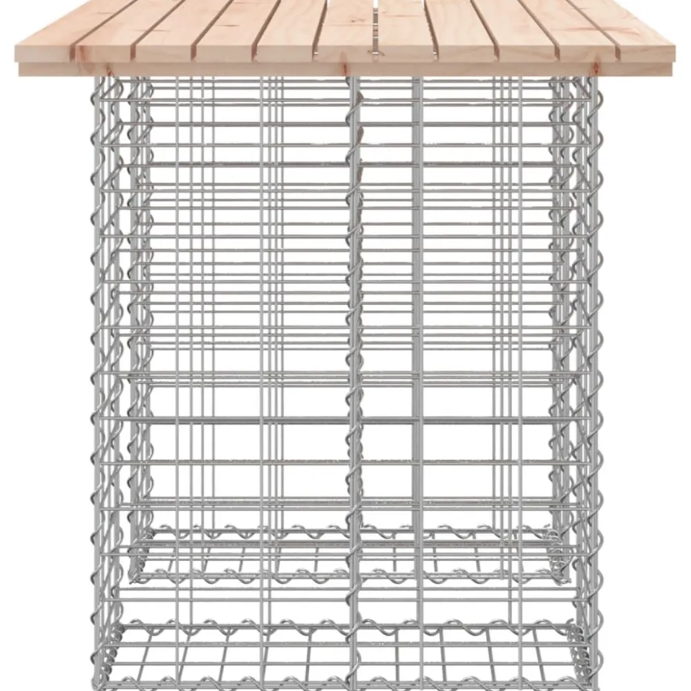 Best FinePRICE Puutarhapenkki kivikorilla 100x70x72 cm, mäntyä