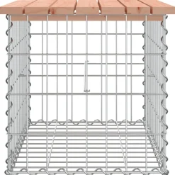 Discount FinePRICE Puutarhapenkki kivikorilla 63x44x42 cm, douglaskuusi