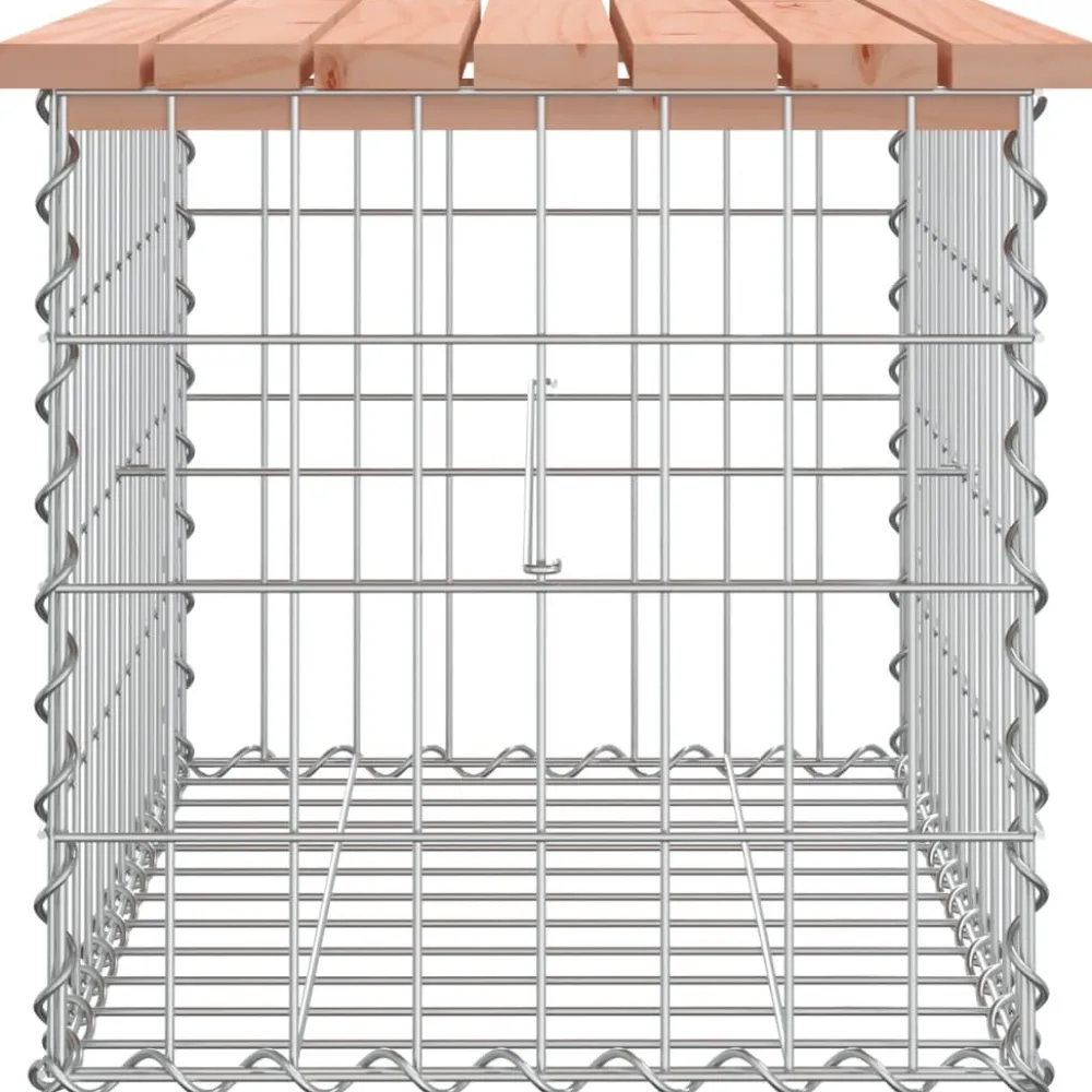 Discount FinePRICE Puutarhapenkki kivikorilla 63x44x42 cm, douglaskuusi