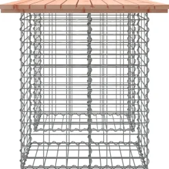 Outlet FinePRICE Puutarhapenkki kivikorilla 100x70x72 cm, douglaskuusi