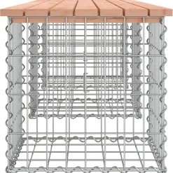 Clearance FinePRICE Puutarhapenkki kivikorilla 203x44x42 cm, douglaskuusi