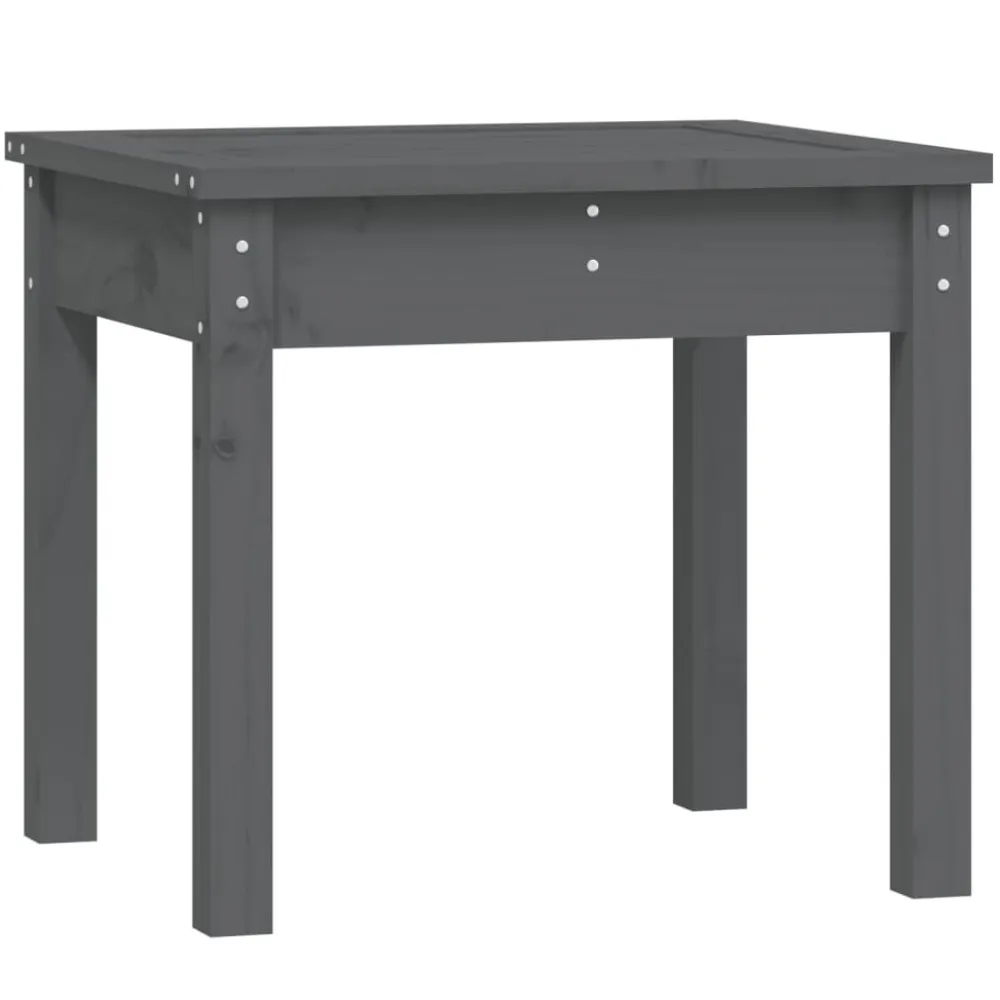 New FinePRICE Puutarhapenkki musta 50x44x45 cm, mänty