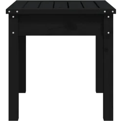 New FinePRICE Puutarhapenkki musta 50x44x45 cm, mänty
