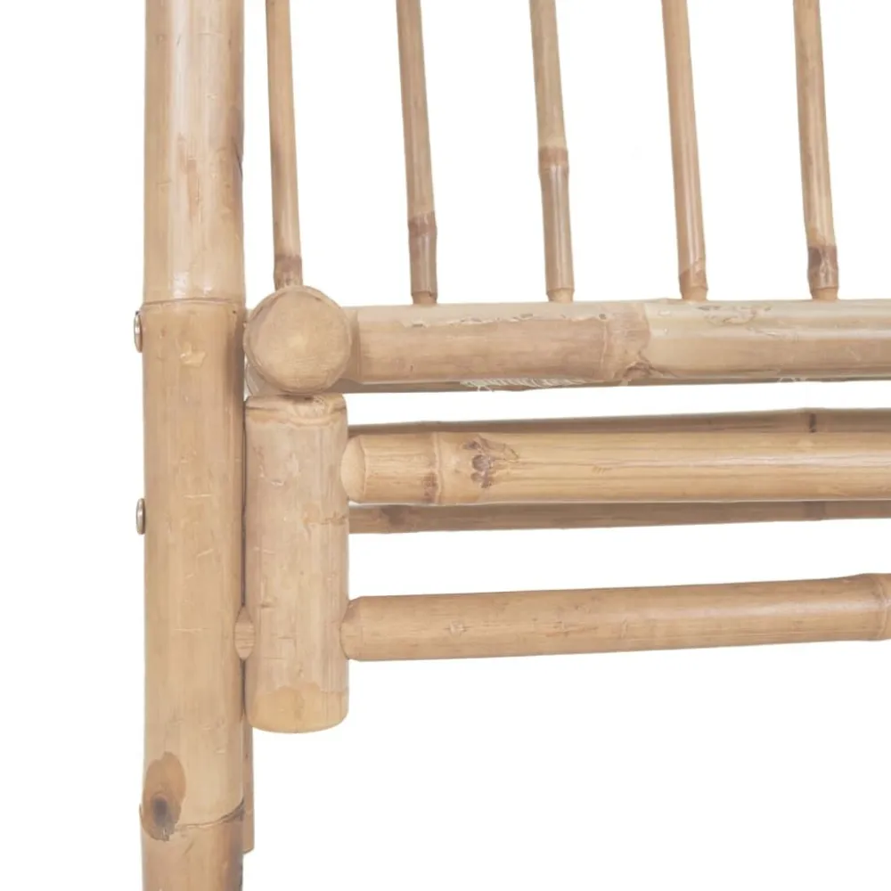 Best FinePRICE Puutarhapenkki pergolalla 116 cm bambu