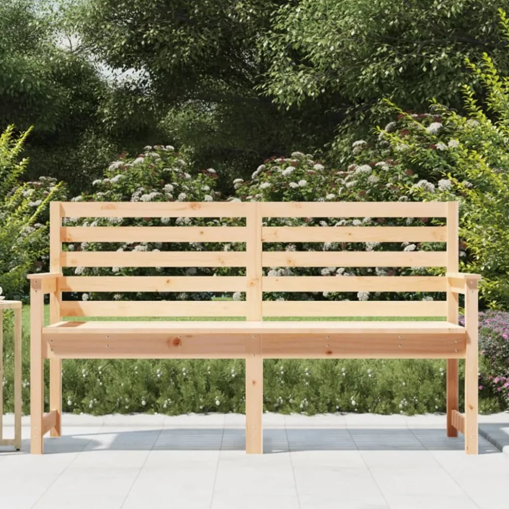 Best FinePRICE Puutarhapenkki 109x48x91,5 cm, douglaskuusi