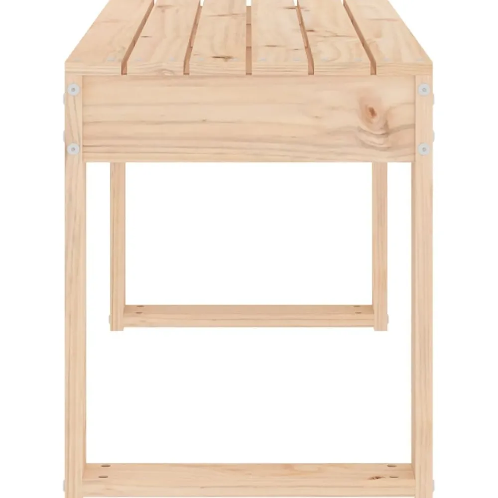 New FinePRICE Puutarhapenkki 80x38x45 cm, mänty