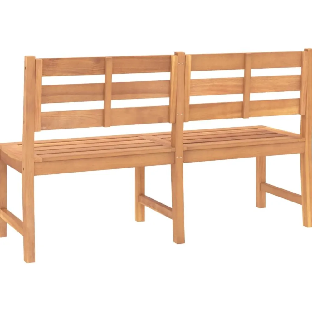 FinePRICE Puutarhapenkki 114 x 59 x 90 cm, tiikkiä
