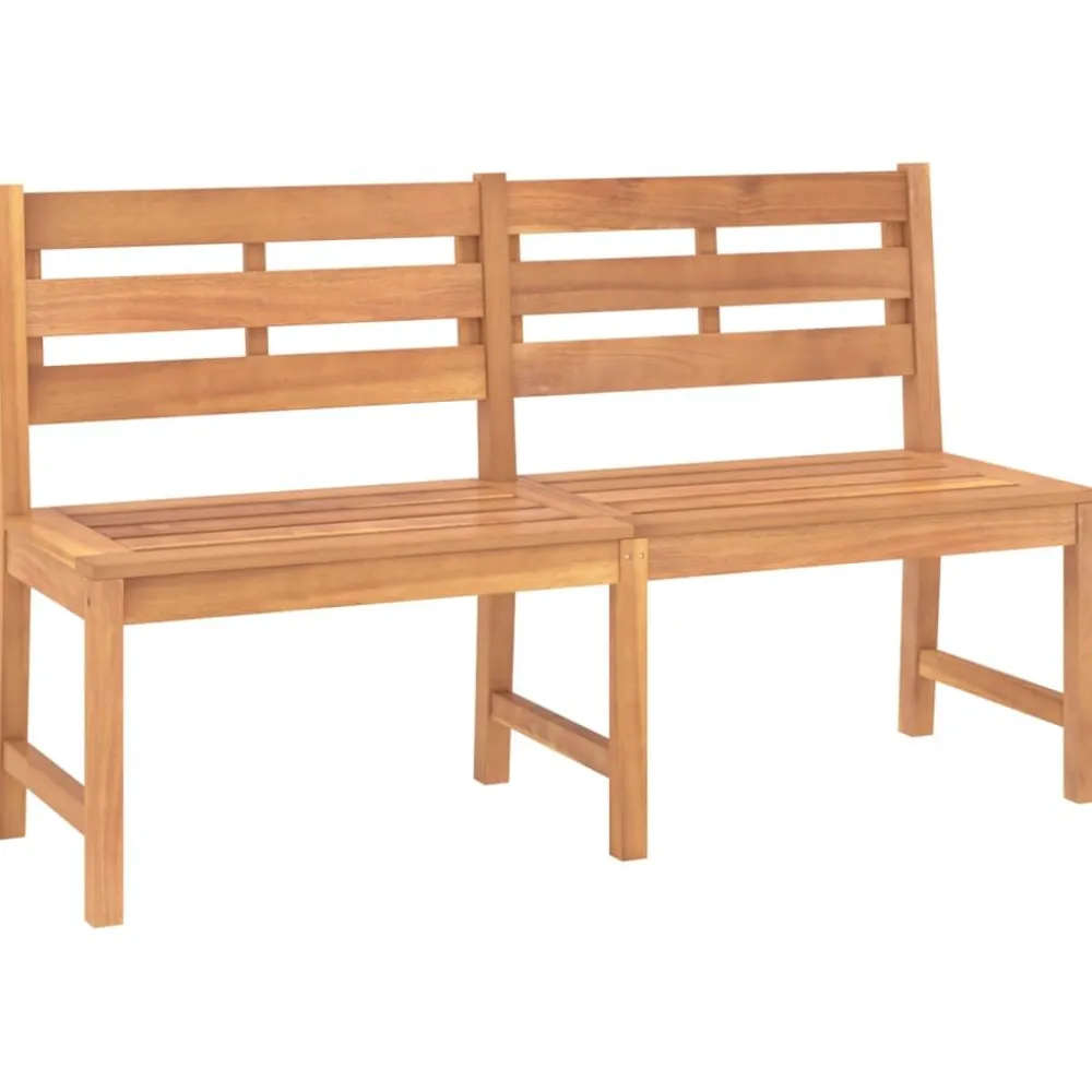 FinePRICE Puutarhapenkki 114 x 59 x 90 cm, tiikkiä