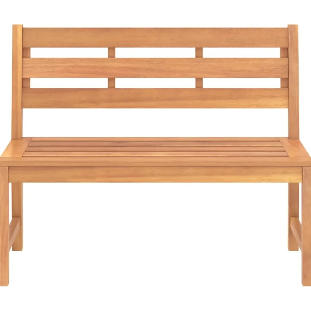 FinePRICE Puutarhapenkki 114 x 59 x 90 cm, tiikkiä