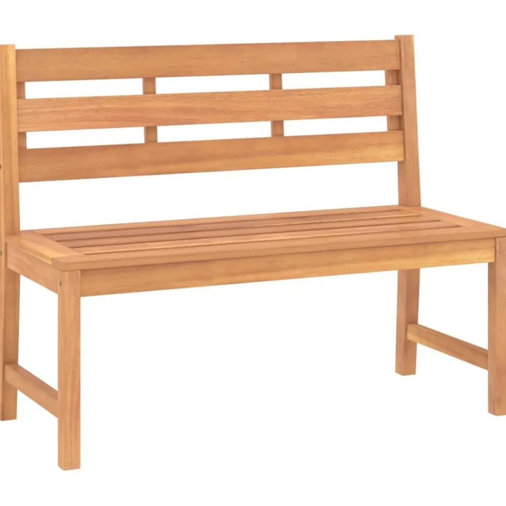 FinePRICE Puutarhapenkki 114 x 59 x 90 cm, tiikkiä
