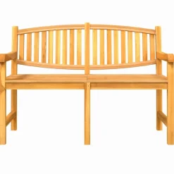 Best FinePRICE Puutarhapenkki 149,5x60x90 cm, tiikki