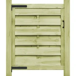 Best FinePRICE Puutarhaportti kyllästetty mänty 100x100 cm vihreä