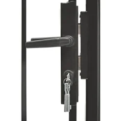 Discount FinePRICE Puutarhaportti teräs 1x1.75m musta