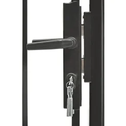 Discount FinePRICE Puutarhaportti teräs 1x1.5m musta