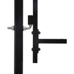 Outlet FinePRICE Puutarhaportti teräs 2x4m musta