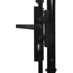 Outlet FinePRICE Puutarhaportti teräs 2x4m musta