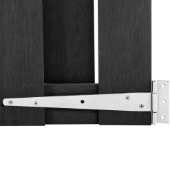 Hot FinePRICE Puutarhaportti WPC 100x112 cm harmaa