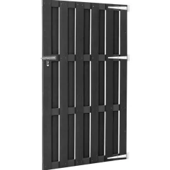 Hot FinePRICE Puutarhaportti WPC 100x112 cm harmaa