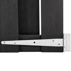 Hot FinePRICE Puutarhaportti WPC 100x112 cm harmaa