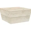 Online FinePRICE Puutarhapöydät 2 kpl 60x60x30 cm kyllästetty kuusi