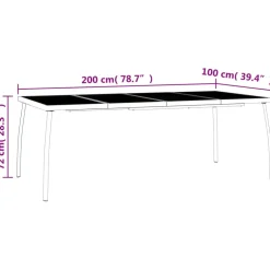 Discount FinePRICE Puutarhapöytä antrasiitti 50x50x72 cm teräsverkko