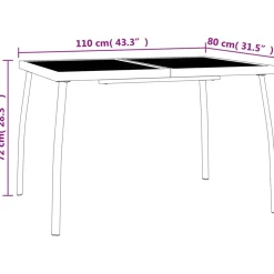 Discount FinePRICE Puutarhapöytä antrasiitti 50x50x72 cm teräsverkko