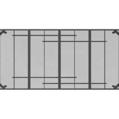 Discount FinePRICE Puutarhapöytä antrasiitti 50x50x72 cm teräsverkko