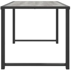 Discount FinePRICE Puutarhapöytä antrasiitti 55x40x37 cm teräs