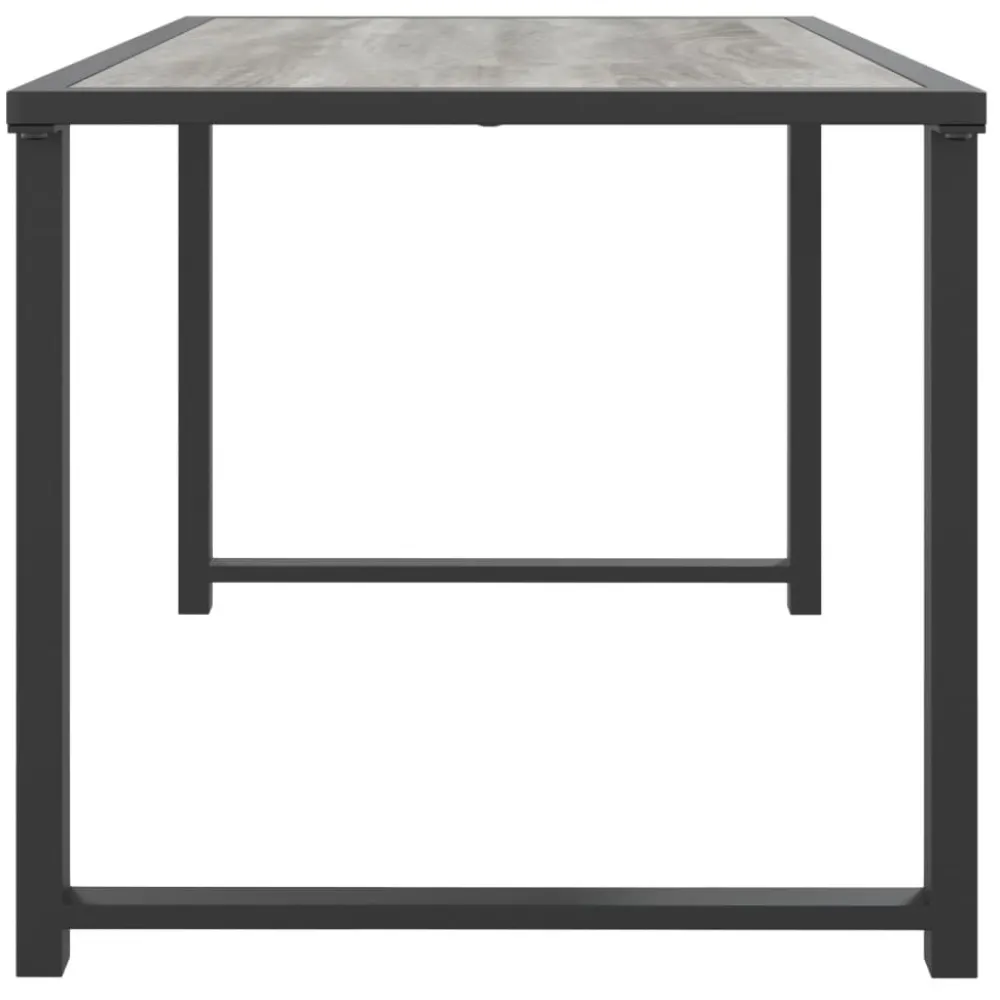 Discount FinePRICE Puutarhapöytä antrasiitti 55x40x37 cm teräs