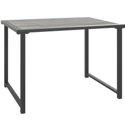 Discount FinePRICE Puutarhapöytä antrasiitti 55x40x37 cm teräs