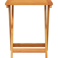 Best FinePRICE puutarhapöytä Kokoontaittuva 50x36x60 cm täysi akasiapuu (64895)