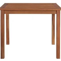 New FinePRICE Puutarhapöytä 85x85x74 cm akaasiapuu