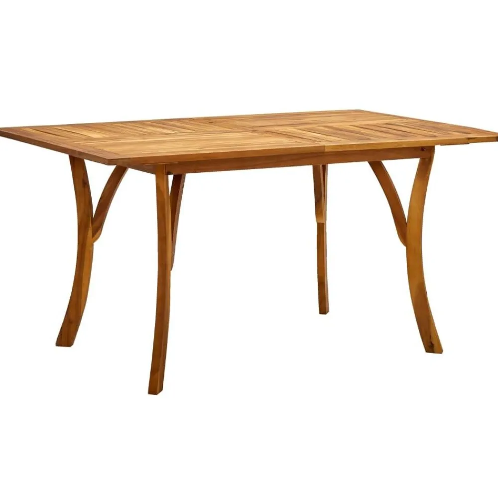 Sale FinePRICE Puutarhapöytä 150x90x75cm täysi akaasiapuu