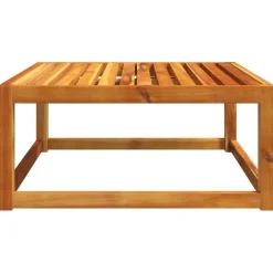 Clearance FinePRICE Puutarhapöytä 65x65x29 cm täysi akaasiapuu (08157)